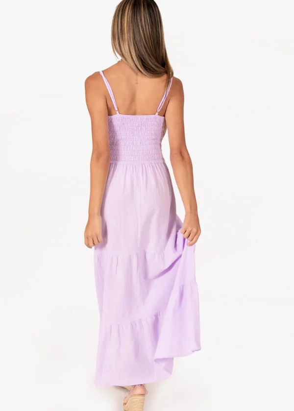 Adley' Open Front Maxi Dress