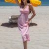 Aisha' Tie-Back Maxi Dress