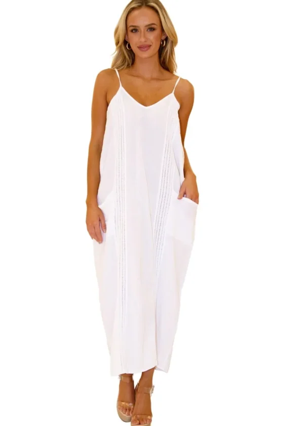 Aitana' Maxi Dress White