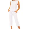 Alba' Sleeveless Blouse