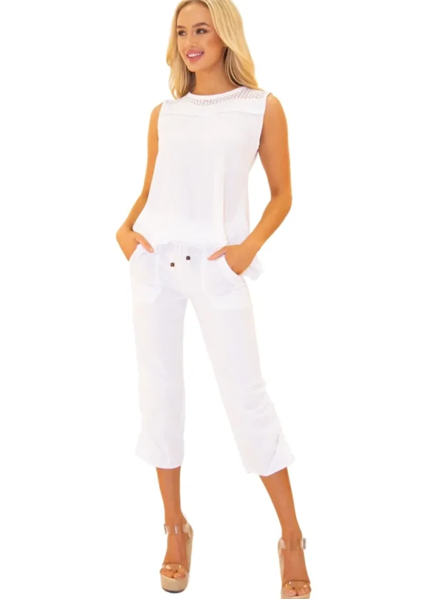 Alba' Sleeveless Blouse