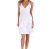 Alicia' Mini Dress White