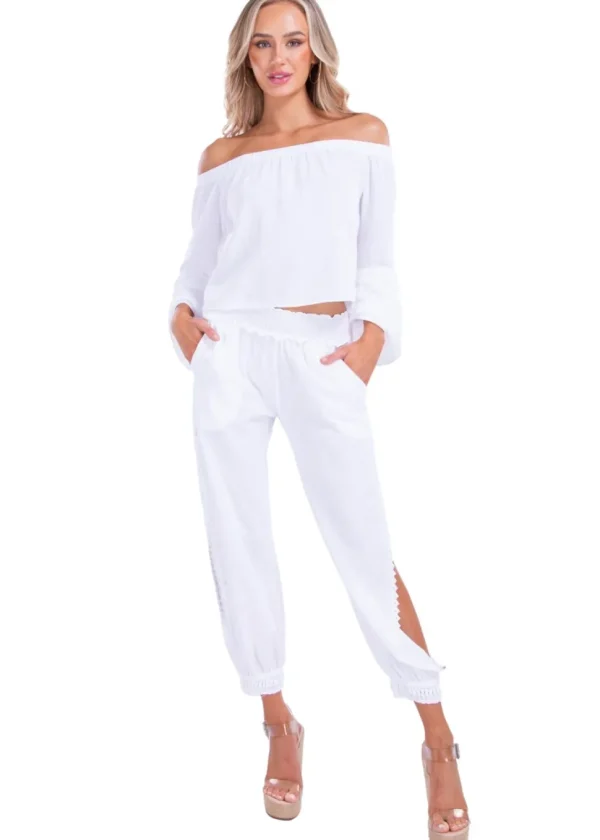 Allegra' Flowy Off Shoulder Top