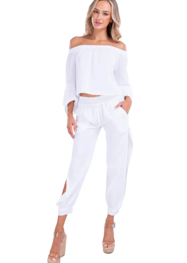 Allegra' Flowy Off Shoulder Top