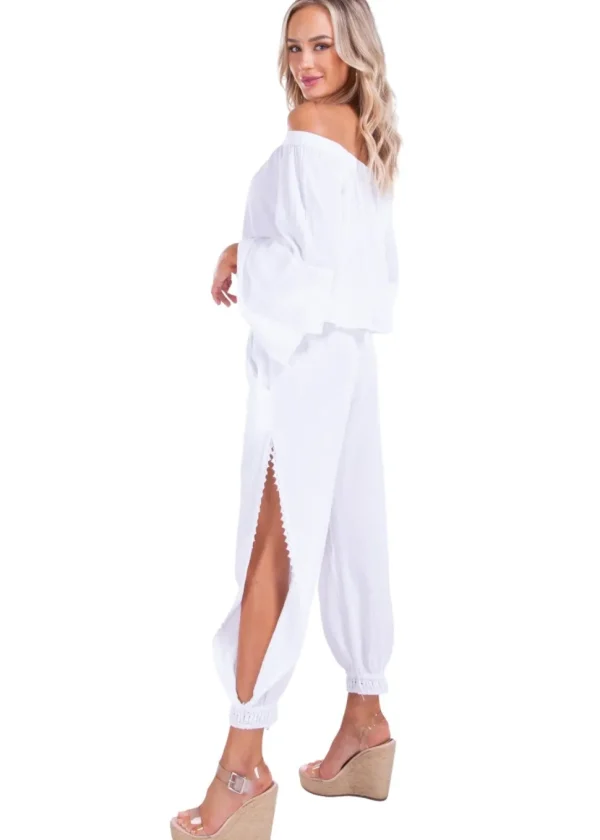 Allegra' Flowy Off Shoulder Top