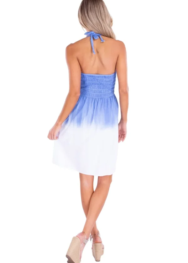 Angelique' Halter Mini Sundress