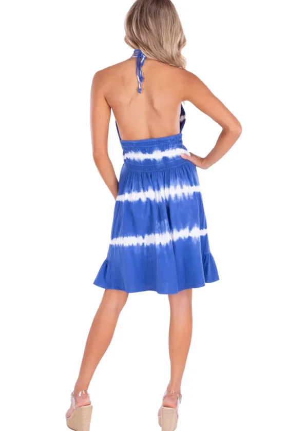 Athena' Crochet Bust Mini Dress