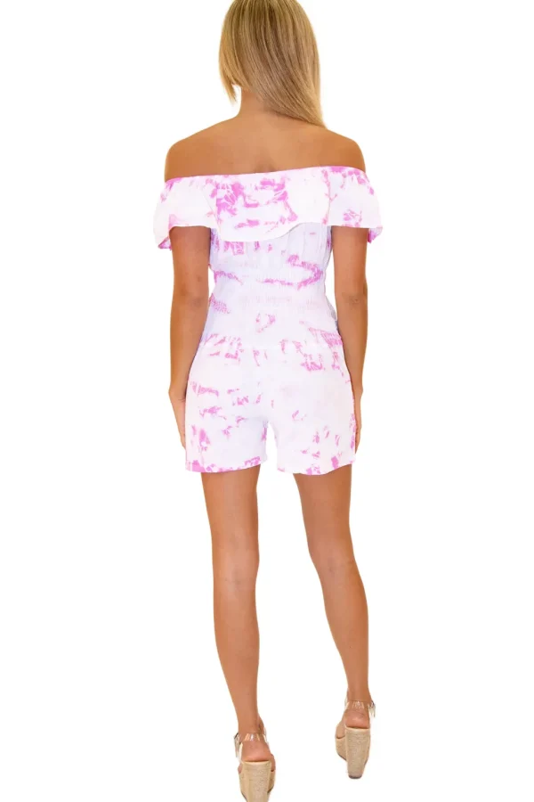Ava' Belted Romper