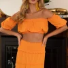 Ayla' Puffed Sleeve Top