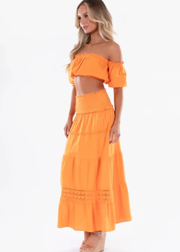 Ayla' Puffed Sleeve Top