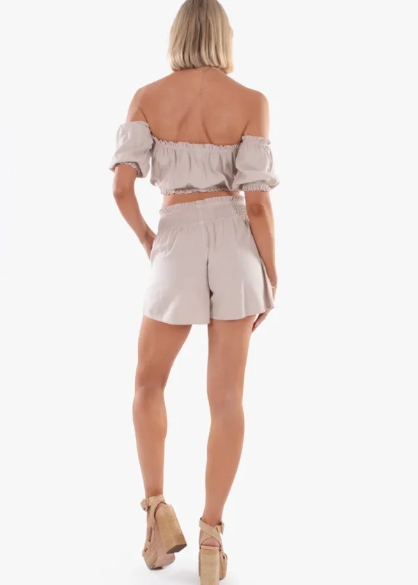 Ayla' Puffed Sleeve Top