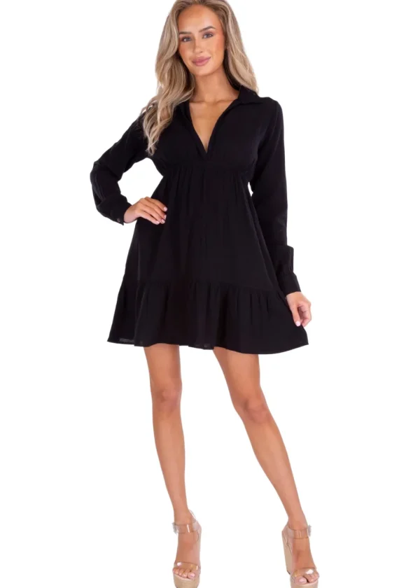 Bianca' Long Sleeve Tunic Dress