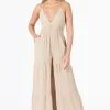 Clare' Backless Halter Jumpsuit