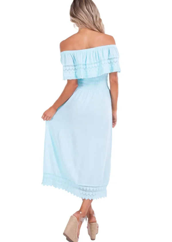 Constance' Off Shoulder Maxi Dress