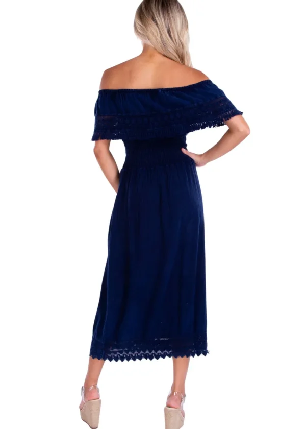 Constance' Off Shoulder Maxi Dress