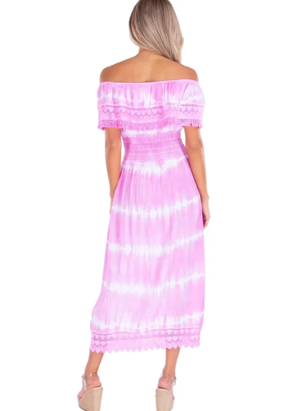 Constance' Off Shoulder Maxi Dress