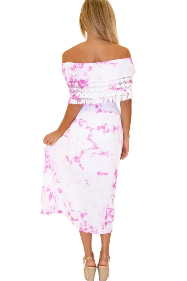 Constance' Off Shoulder Maxi Dress