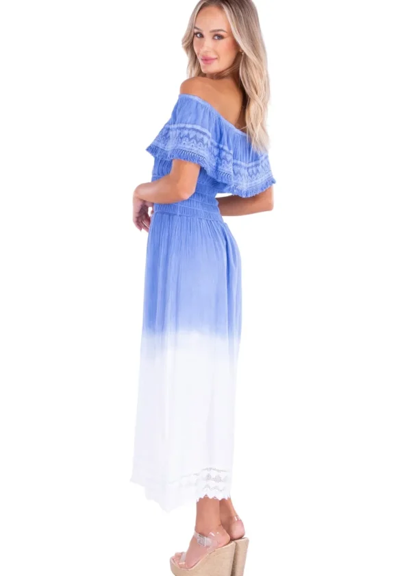 Constance' Off Shoulder Maxi Dress