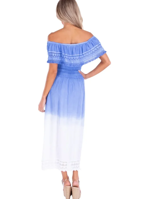 Constance' Off Shoulder Maxi Dress