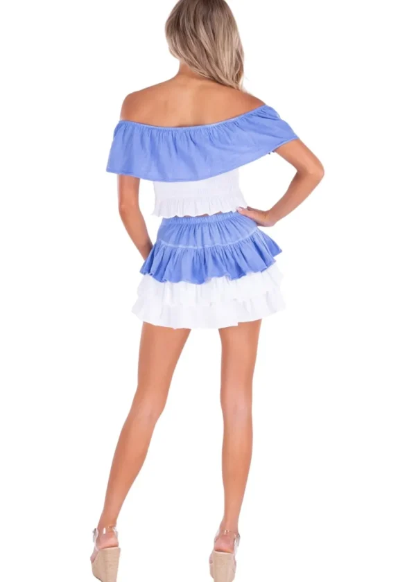 Dahlia' Ruffle Mini Skirt