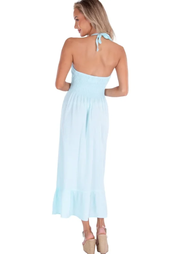 Daphne' Halter Maxi Dress