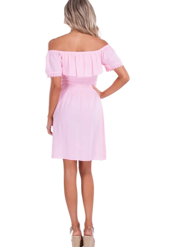 Ella' Off Shoulder Mini Sundress