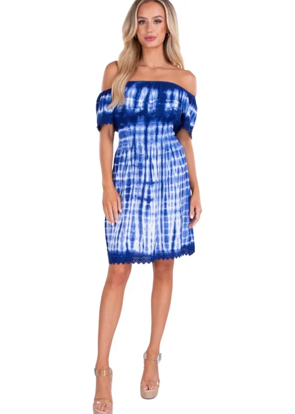 Ella' Off Shoulder Mini Sundress