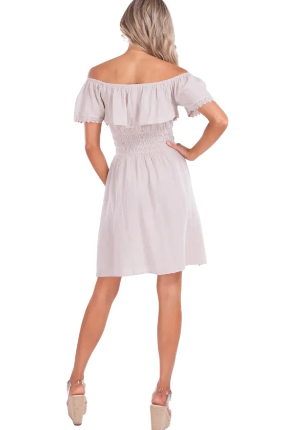 Ella' Off Shoulder Mini Sundress