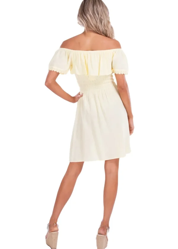 Ella' Off Shoulder Mini Sundress