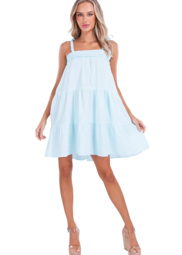 Eloise' Tunic Dress Baby Turquoise