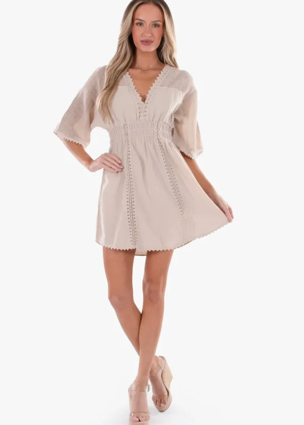 Gianna' Short Sleeve Tunic Dress