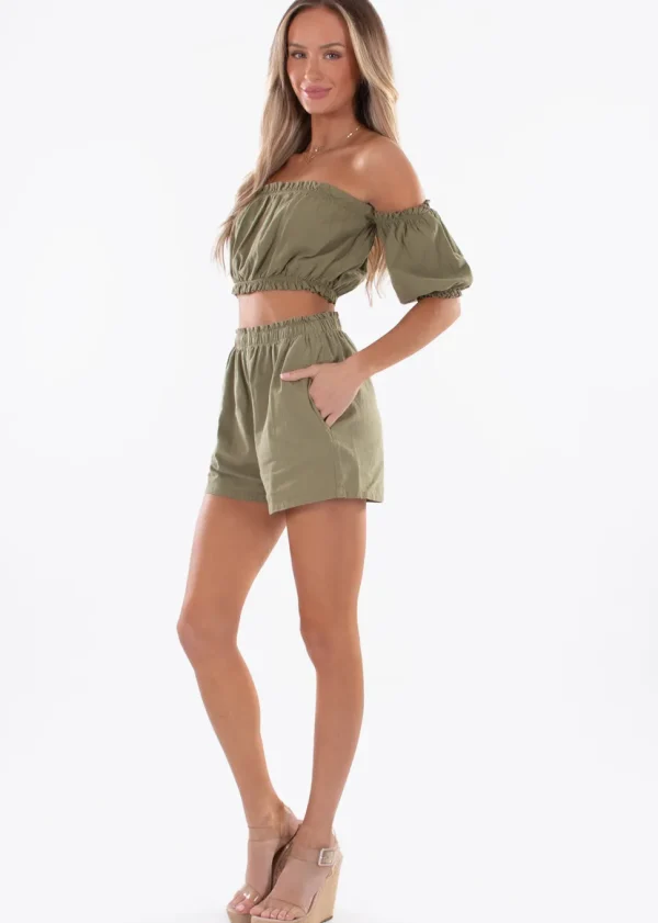 Hayden' Front Pockets Shorts