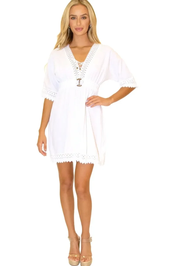 Hazel' Belted Mini Dress