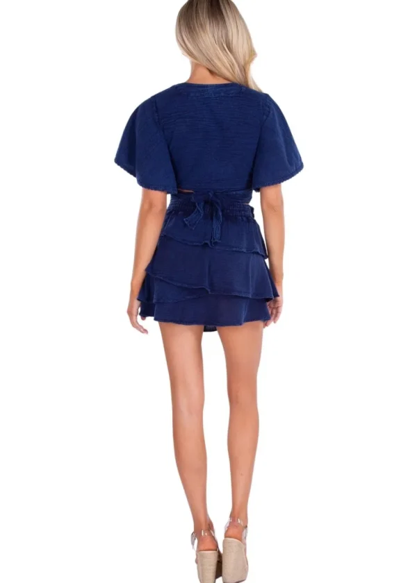 Jolie' Ruffle Mini Skirt