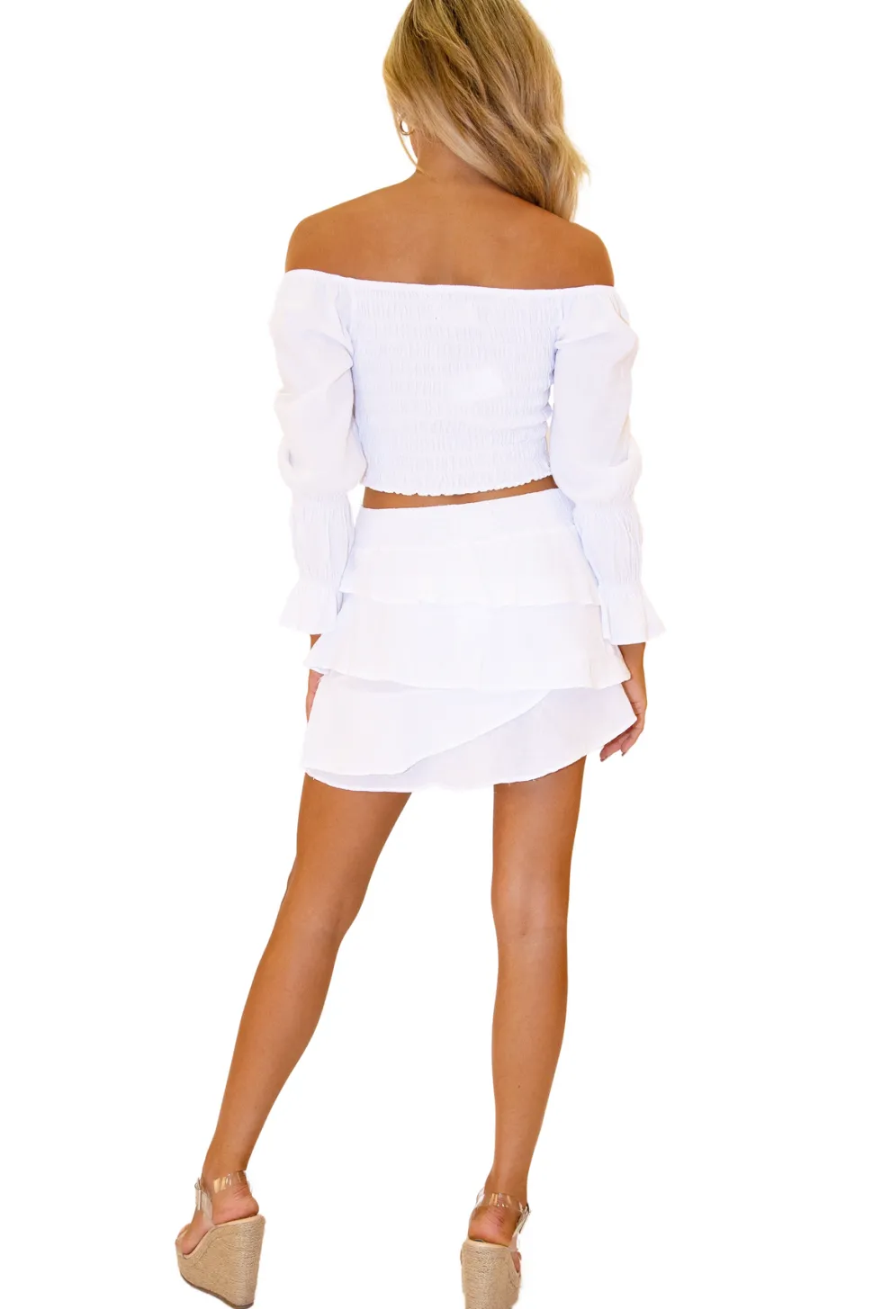 jolie_ruffle_mini_skirt_3.webp Jolie' Ruffle Mini Skirt