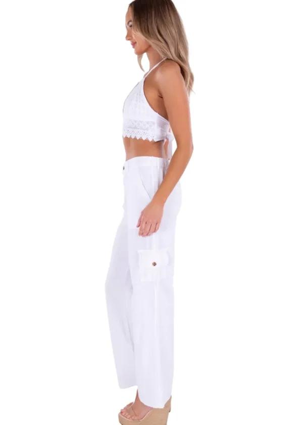Lilo' Flare Pants White