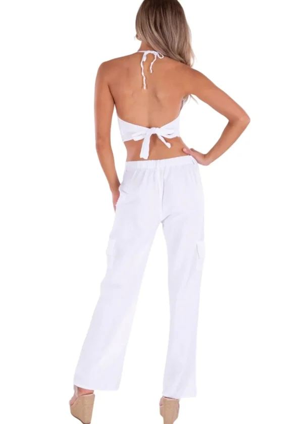 Lilo' Flare Pants White