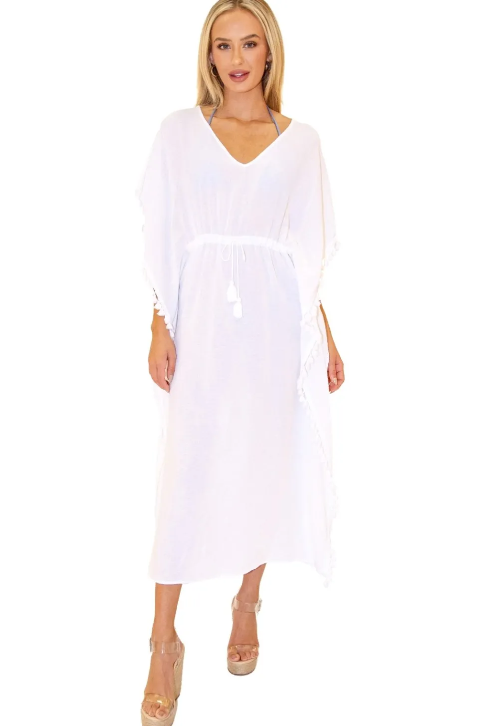 lucia_tassel_trim_kaftan__0.webp Lucia' Tassel Trim Kaftan Cover-Up