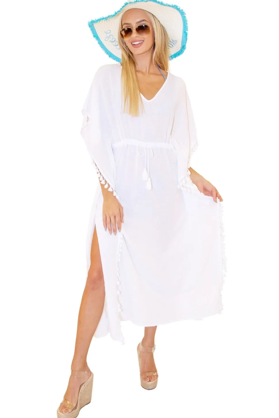 lucia_tassel_trim_kaftan__1.webp Lucia' Tassel Trim Kaftan Cover-Up