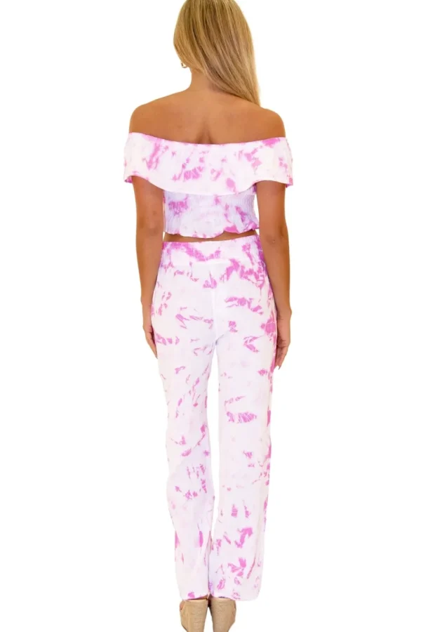 Magnolia' Crochet Front Detail Pants