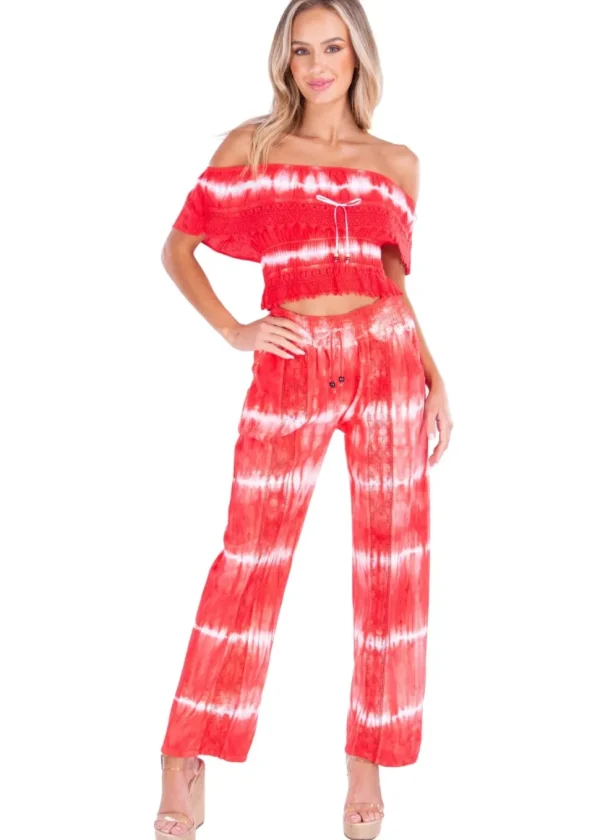 Magnolia' Crochet Front Detail Pants