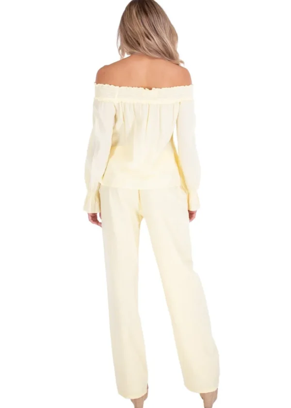 Magnolia' Crochet Front Detail Pants