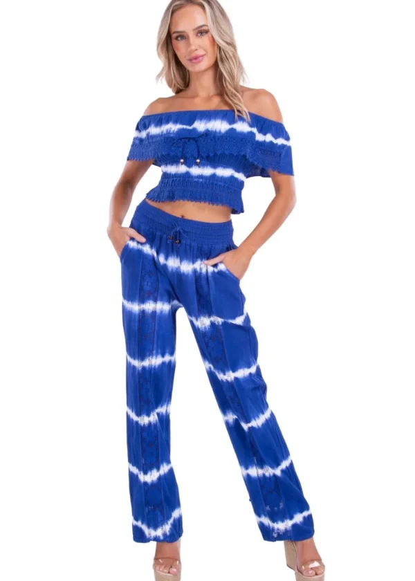 Magnolia' Crochet Front Detail Pants