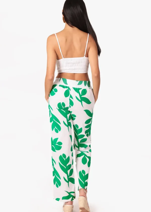 Mallory' Flare Cotton Pants Print