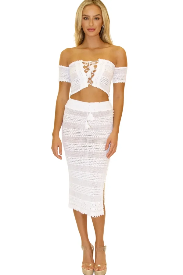 Mary Kate' Crochet Crop Top