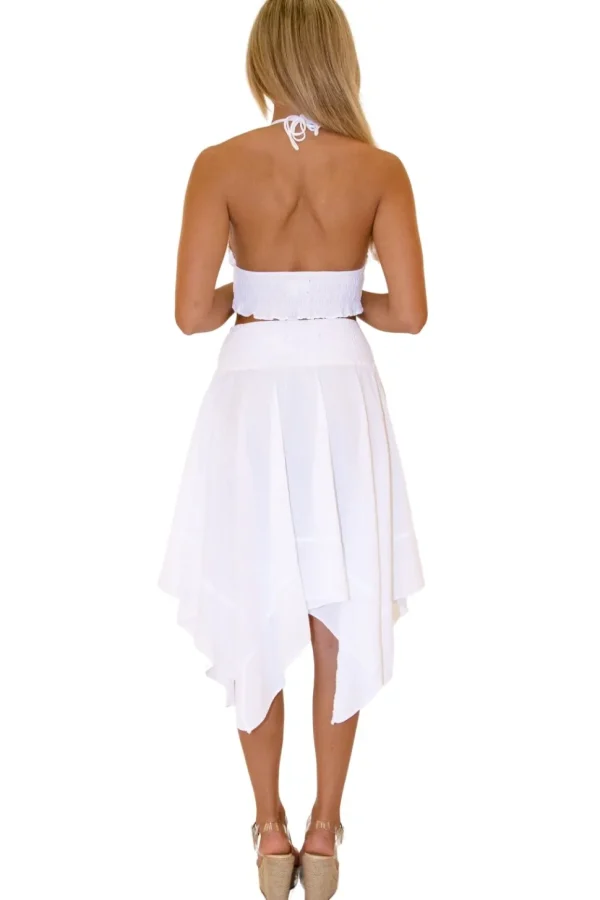 Melody' Flowy Skirt White
