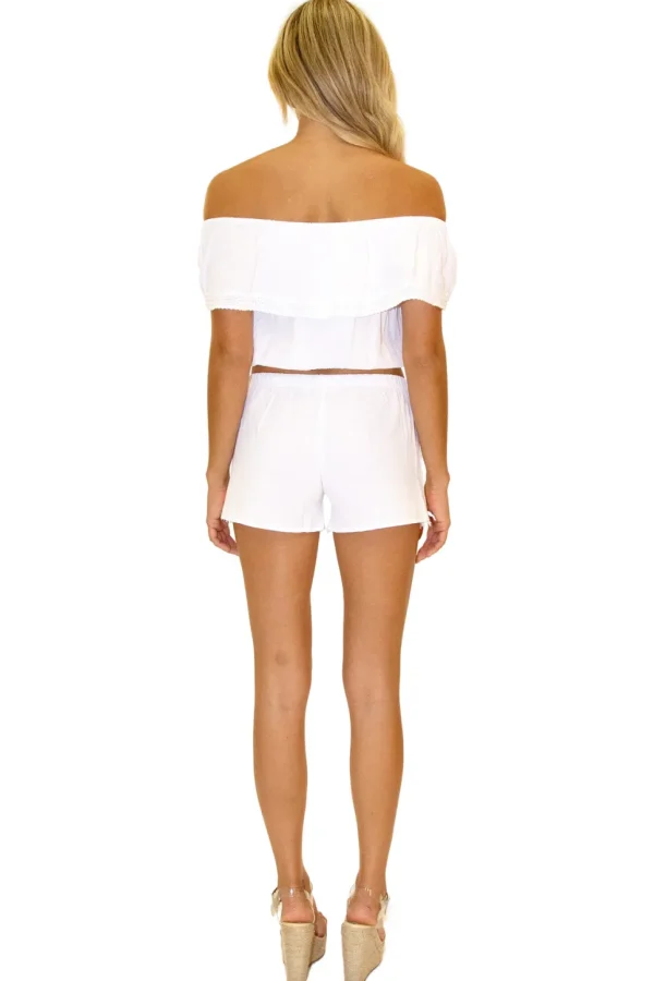 Mila' Fringe Hem Shorts