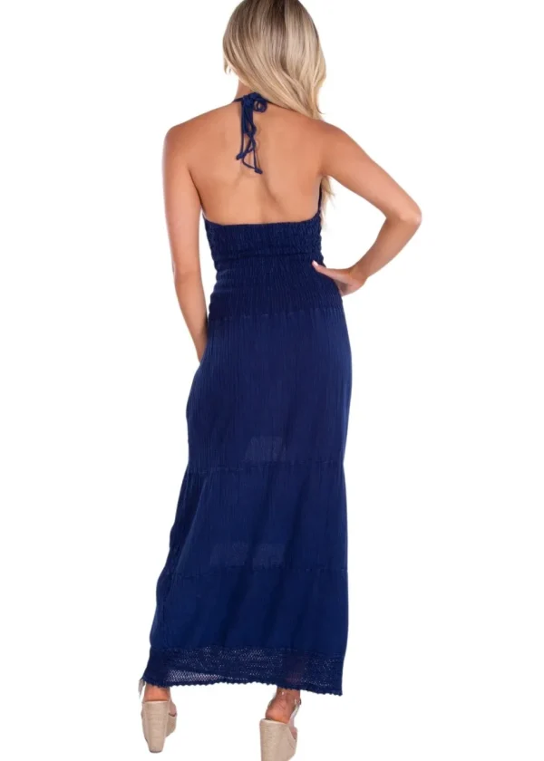 Miranda' Halter Maxi Dress