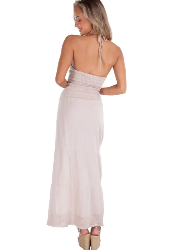 Miranda' Halter Maxi Dress