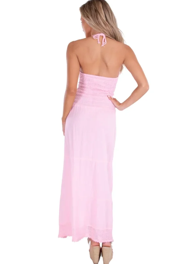 Miranda' Halter Maxi Dress